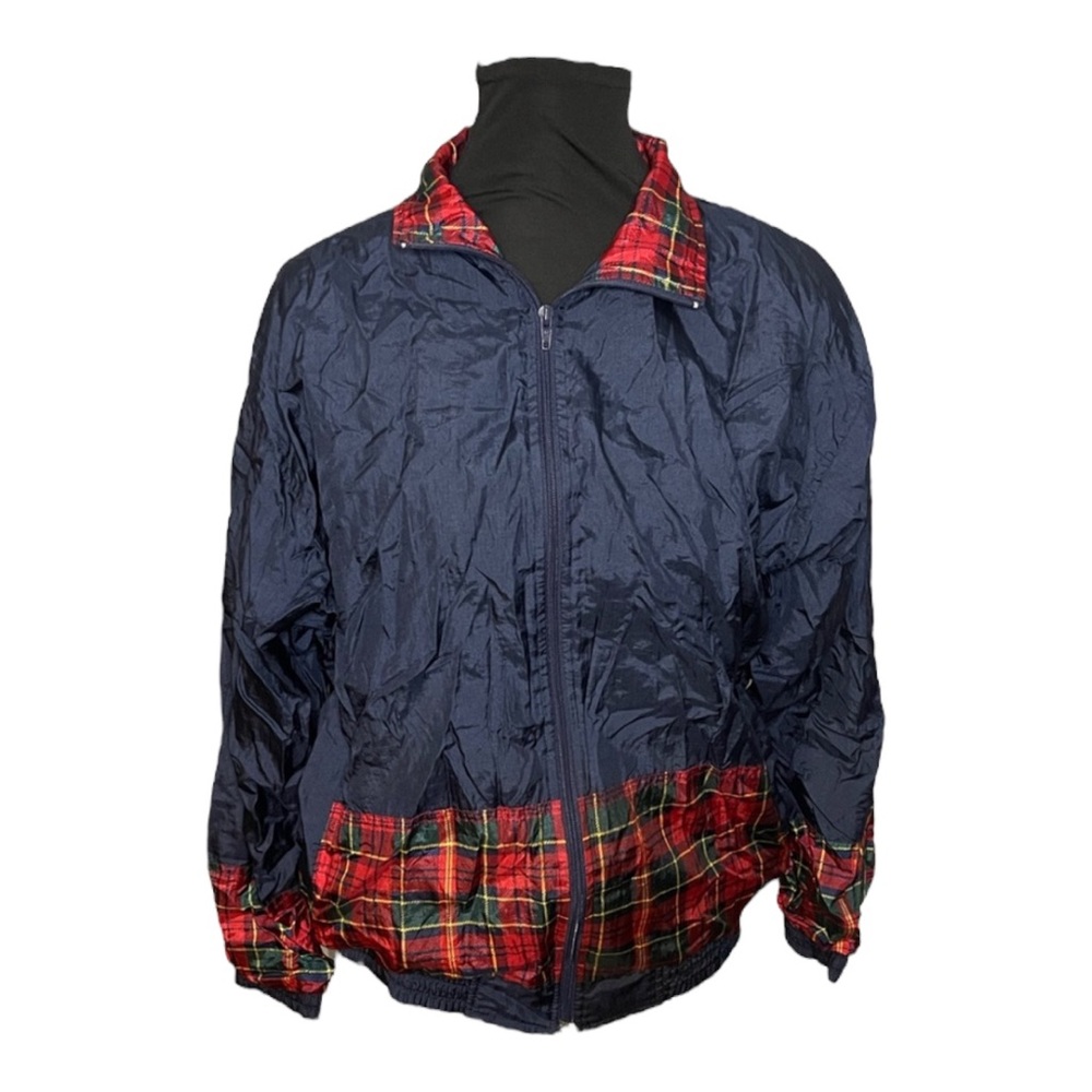Women’s Tartan Windbreaker Jacket